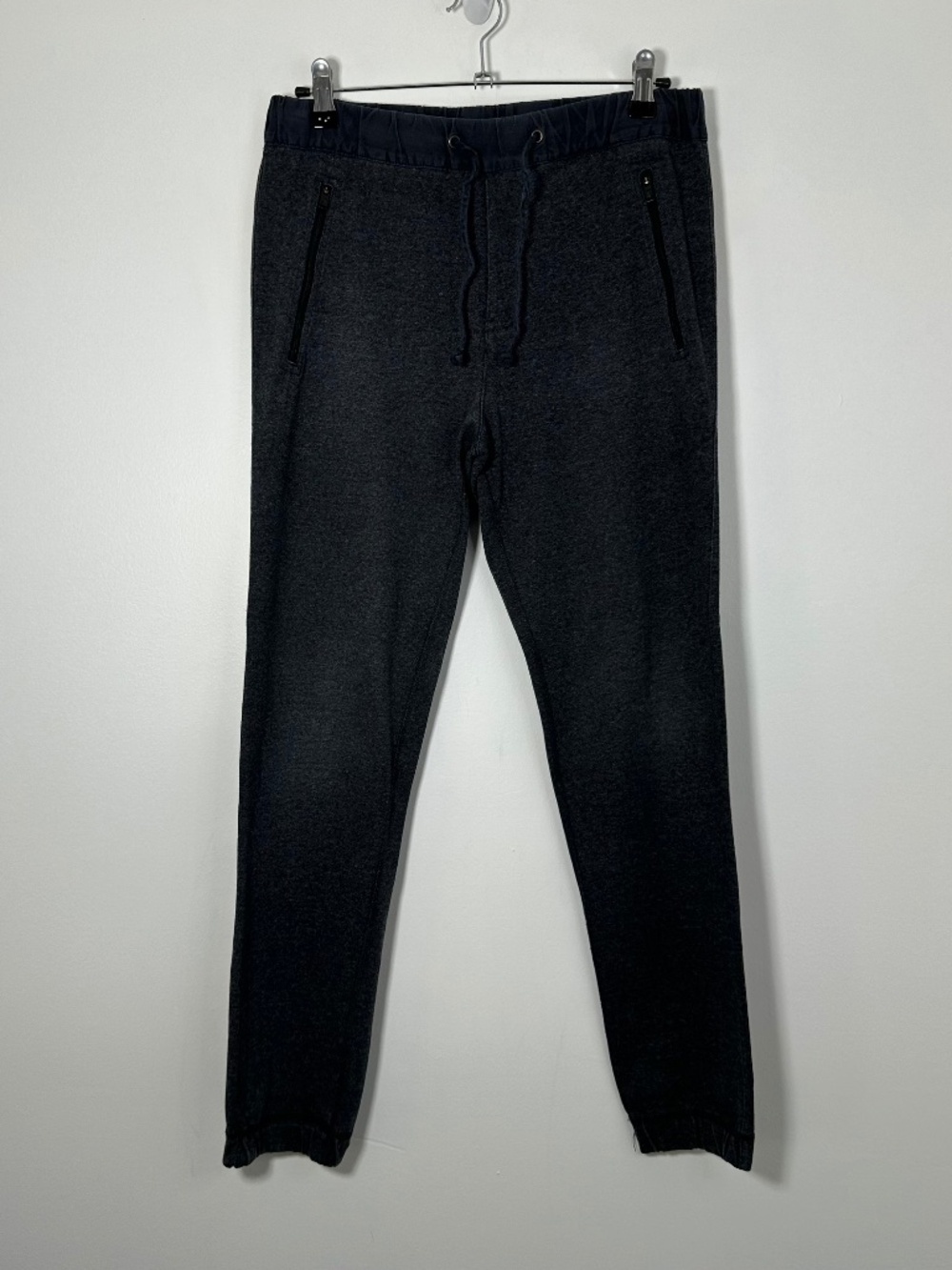 J.Crew Men’s Size XS Slim Charcoal Gray Marled Knit Sweatpants Jogger Drawstring